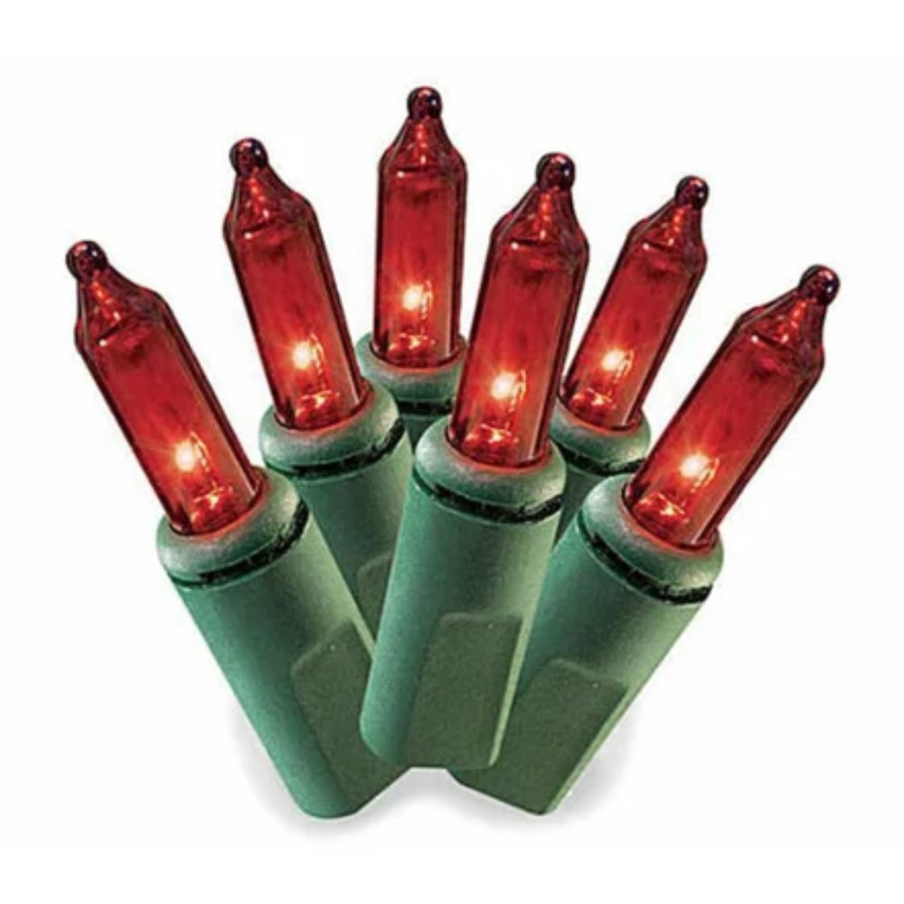 NWT Winter Wonder Lane 30 Feet of Red Lights, Indoor Outdoor